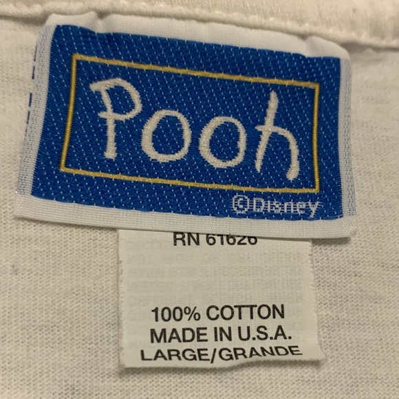 Vintage Big Print Winnie The Pooh Graphic Tee Sz L - Picture 6 of 6